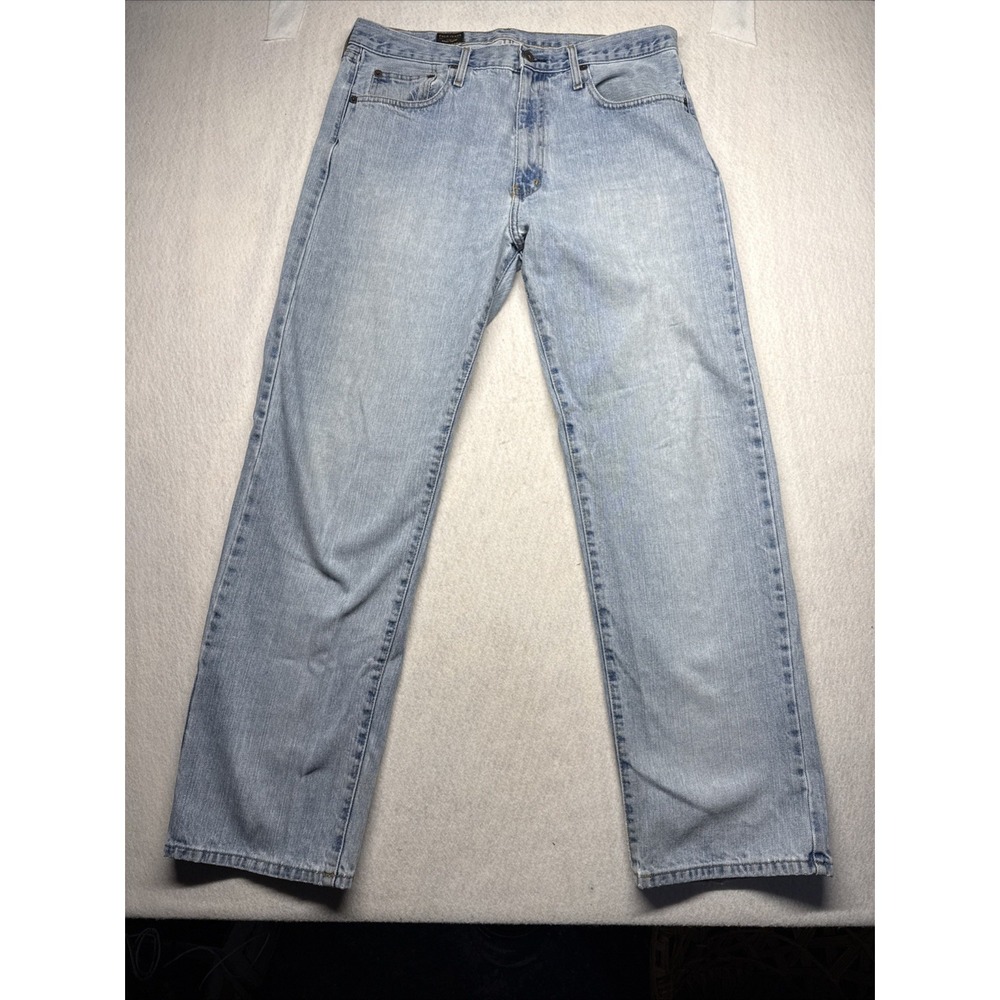 Polo Ralph Lauren Jeans Mens Straight Leg Light Wash Denim Jeans 34x32